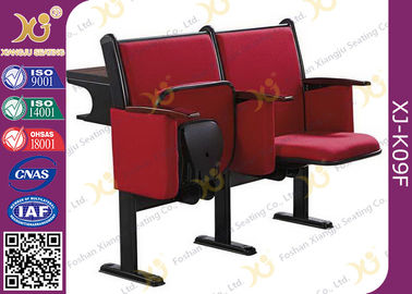 China Steel Leg Center Distance 520 mm High School Classroom Furniture Lecture Hall Chair supplier