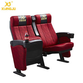 China ISO9001 Commercial Fabric Tip Up Seat Cinema Theater Chairs Folded supplier