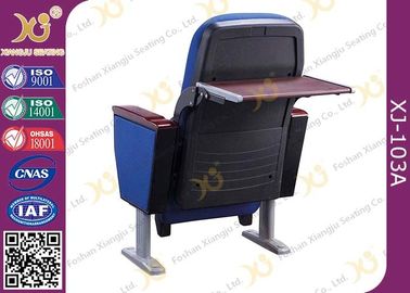 China 2 Seater Polyethylene Plastic Blow Mould Theater Room Seating Folded Tablet In Behind supplier