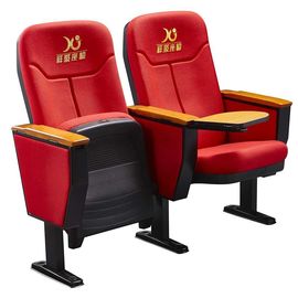 China Comfortable Lecture Hall Auditorium Chairs With Iron Leg Fire Retardent supplier