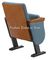 Low Back Auditorium Chairs Fabric Spring Return Conference Hall Chair 520mm supplier