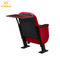 550mm Dimention Metal Folding Seat Fixed On Floor Lecture Hall Chairs with table at back supplier