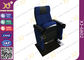 SGS Foldable Metal Frame Movie Theater Seats With High Density Molded Foam supplier