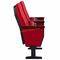 Durable Red Fabric Auditorium Chairs With Wooden Or PP Writing Pad supplier