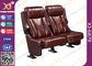 Fixed Seat High Back Comfortable Cinema Theater Chairs With Drink Cupholder supplier
